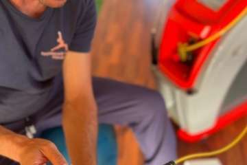 Silvia Navarro, portera del Rocasa y de la selección española, se recupera de su grave lesión en el Centro Mare de Telde/TA.